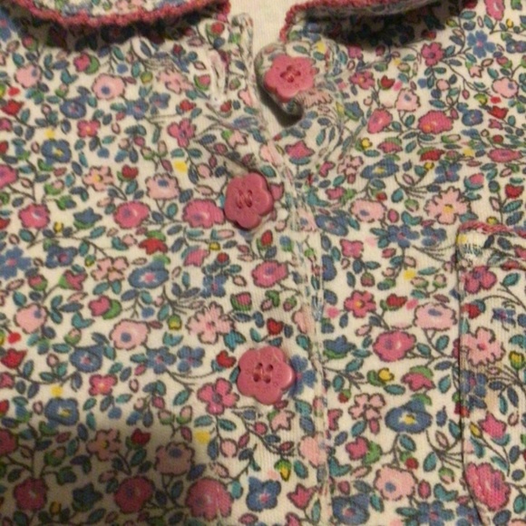 Jojo Maman Bebe Adorable Floral Tee Top - Picture 4 of 5